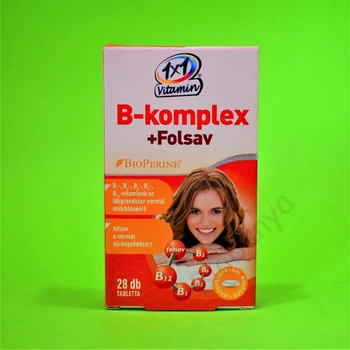  1x1 vitamin B-komplex + Folsav tabletta 28db