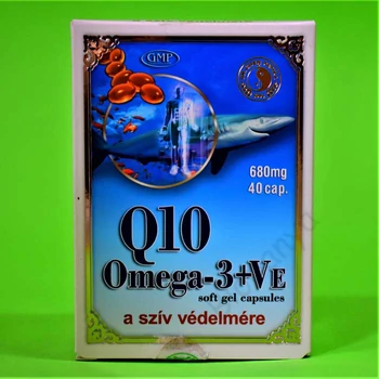 Dr. Chen Q10 Koenzim+Omega-3+E-vitamin kapszula 40db