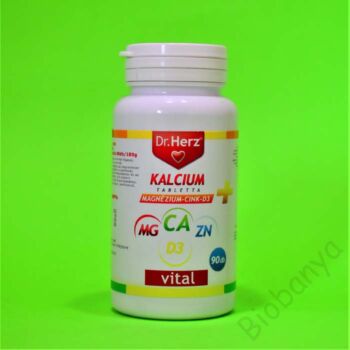 Dr Herz Kalcium Magnézium-Cink-D3 tabletta 90db