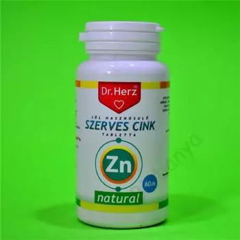 Dr. Herz Szerves Cink Tabletta 60db