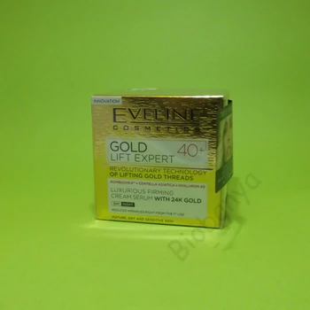 Eveline Gold Lift Expert 40+ tápl.krém-szérum nappali-éjszakai arckrém 50ml