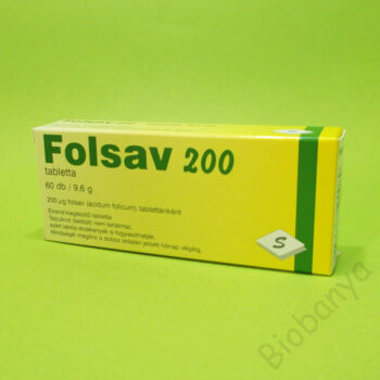 Folsav 200 tabletta 60db