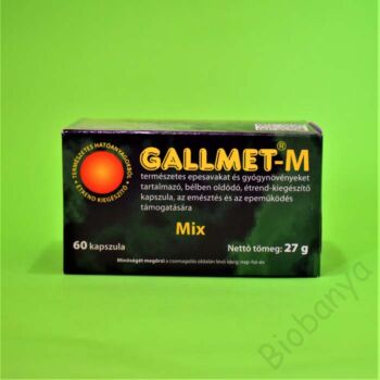 Gallmet-M természetes epesav kapszula 60db