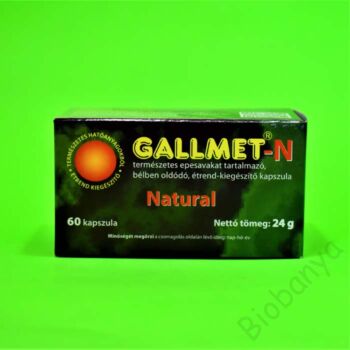 Gallmet-N természetes epesav kapszula 60db