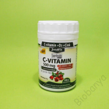 Jutavit C-vitamin+D3-vitamin tabletta