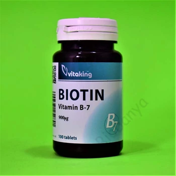 Vitaking B-7 vitamin-Biotin tabletta 100db