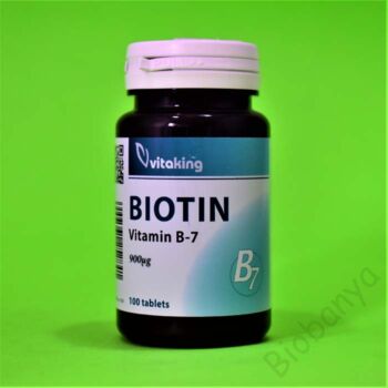 Vitaking B-7 vitamin-Biotin tabletta 100db