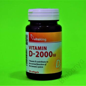 Vitaking D-vitamin 2000IU kapszula 90db
