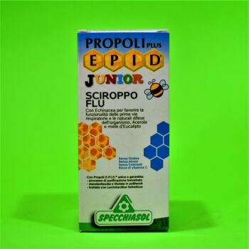 Specchiasol EPID Flu Junior Immuntámogató szirup gyermekeknek, 3 éves kortól 100ml