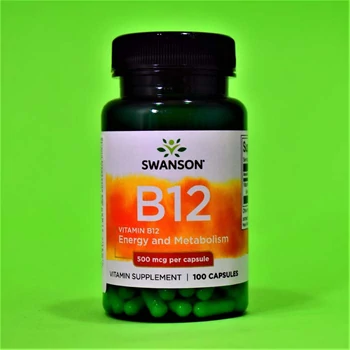 Swanson B12-vitamin 100 db kapszula