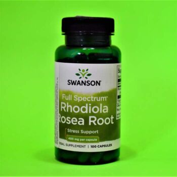 Swanson Rhodiola rosea root Angyalgyökér kivonat 400mg 100db