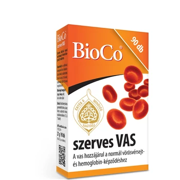 Bioco Szerves Vas tabletta 90db