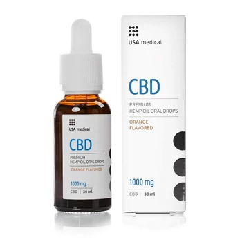  USA Medical 1000mg CBD olaj 30ml