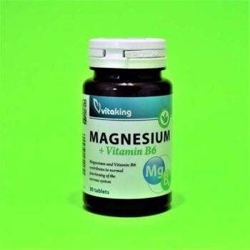 Vitaking Magnézium Citrate 150mg +B6 tabletta 30db